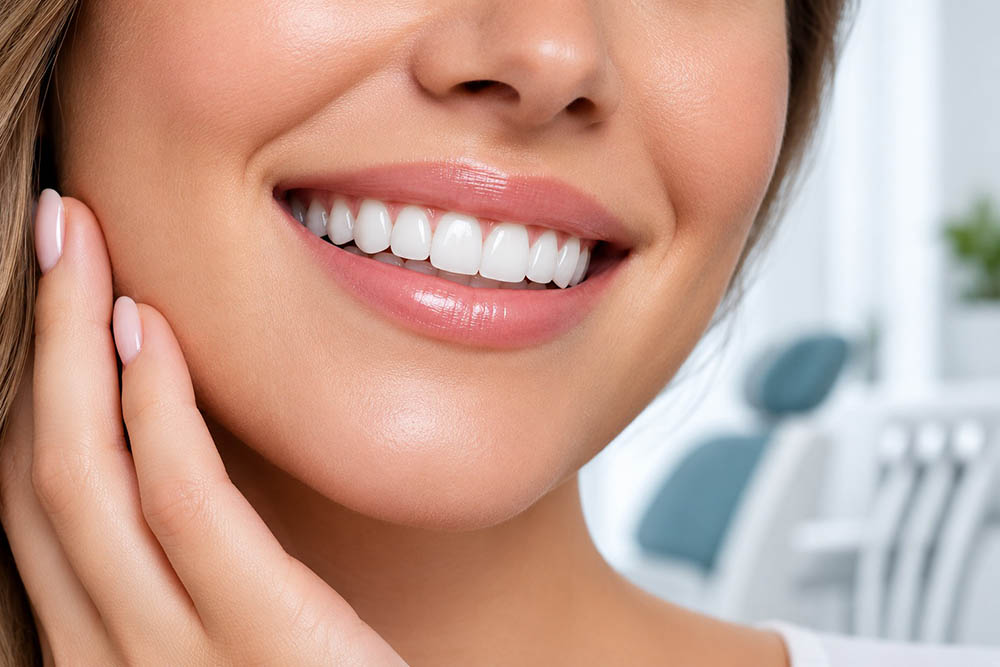 Cosmetic dentistry smile makeover result