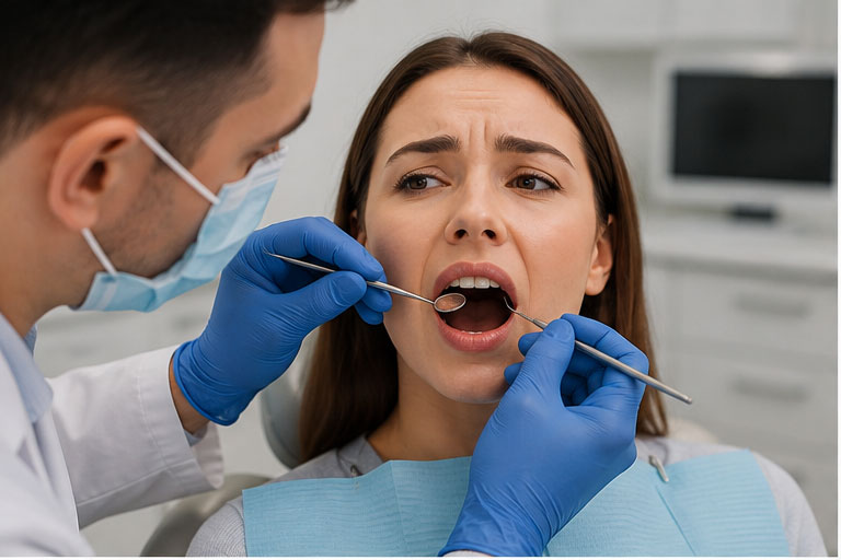 Dental exam for broken tooth Reseda, CA